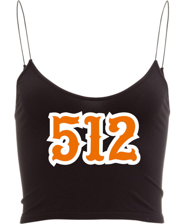 512 Seamless Skinny Strap Crop Top (Available in 2 Colors)