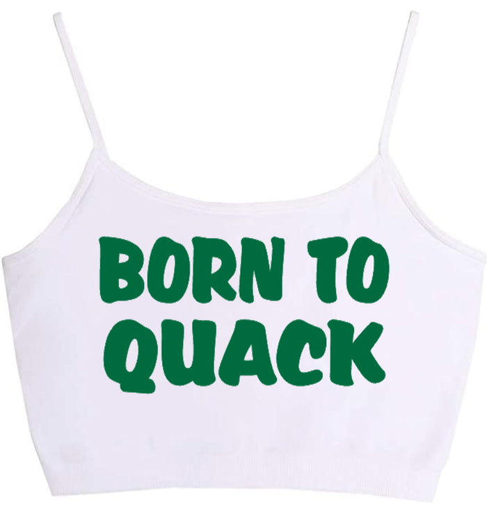 Born To Quack Seamless Crop Top