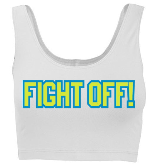 Fight Off! Tank Crop Top (Available in 2 Colors)
