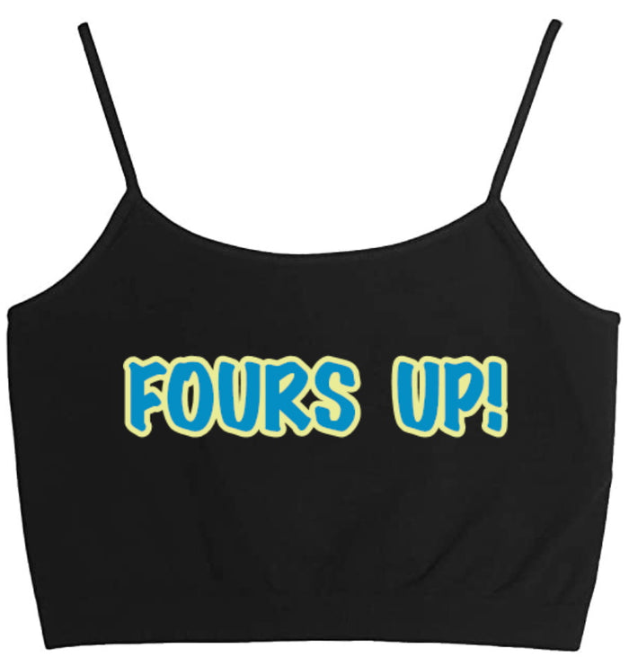 Fours Up! Seamless Crop Top (Available in 2 Colors)