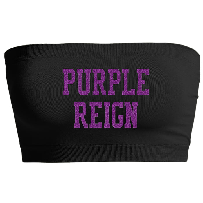 Purple Reign Glitter Seamless Bandeau (Available in 2 Colors)