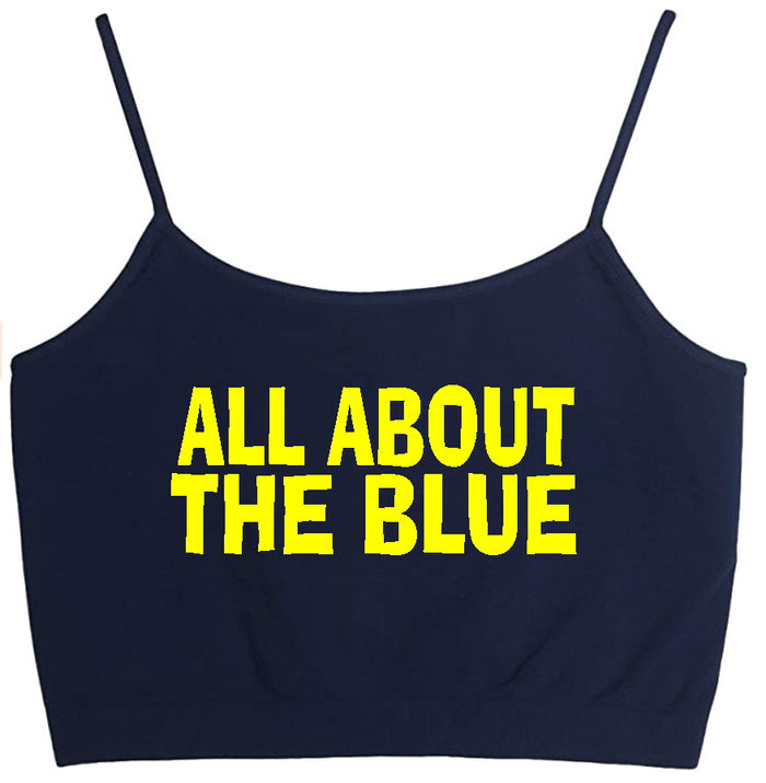 All About The Blue Seamless Crop Top (Available in 2 Colors)