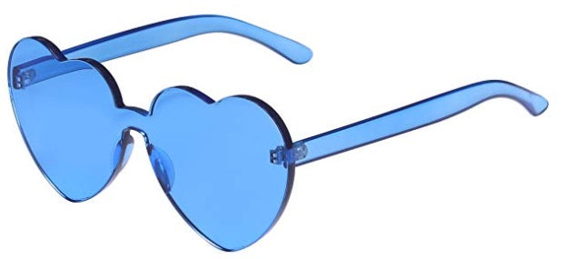 Blue Heart Sunglasses