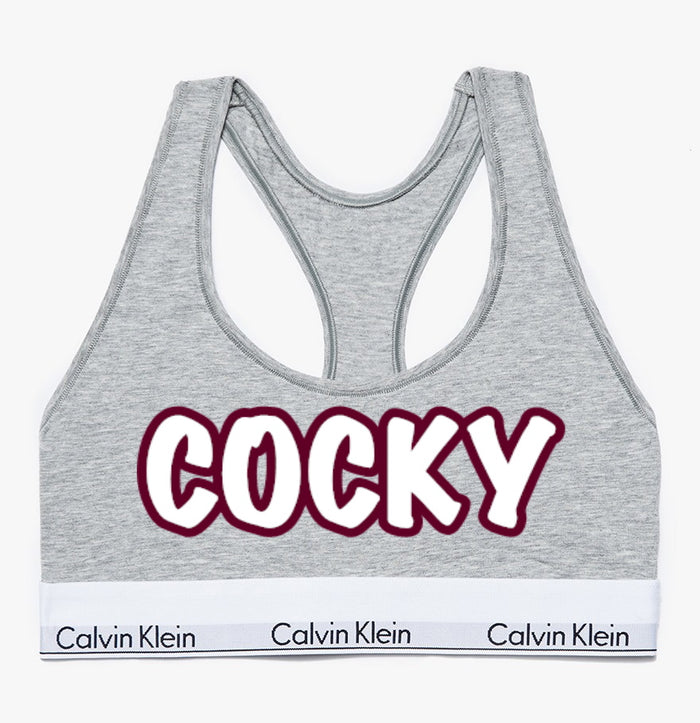 Cocky Cotton Bralette (Available in 3 Colors)