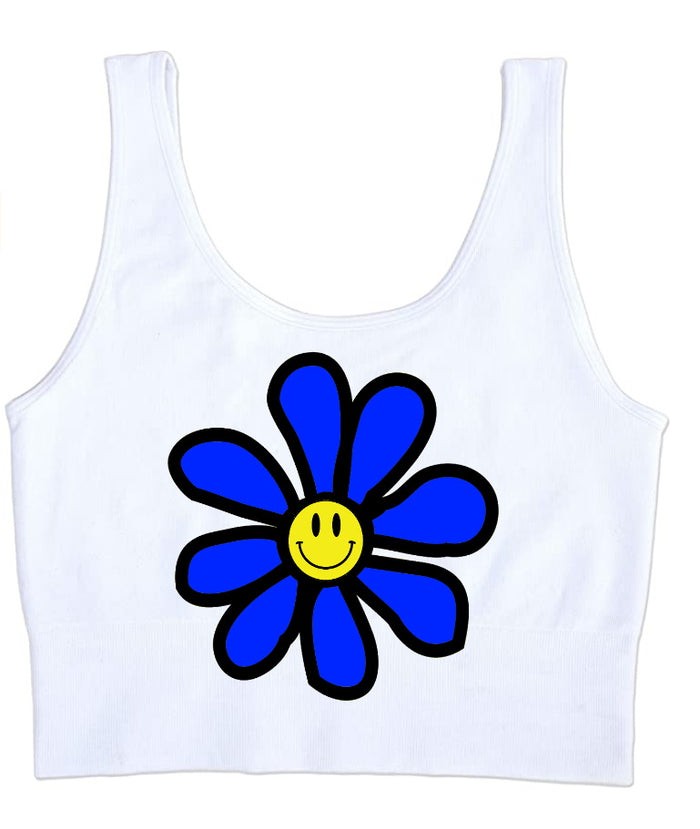 One Of Those Daisies Seamless Tank Crop Top