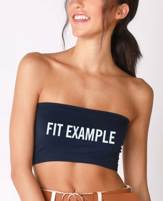 Triple The Luck Glitter Clovers Seamless Bandeau (Available in 3 Colors)