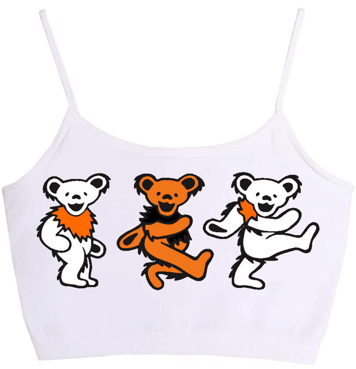 Game Day Teddies Seamless Crop Top (Available in 2 Colors)