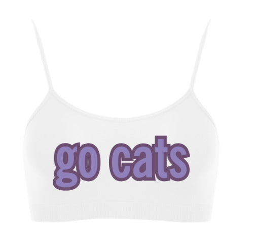 Go Cats Seamless Super Crop Top (Available in 2 Colors)