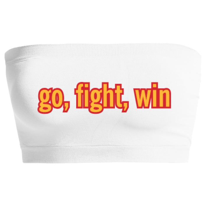 Go, Fight, Win Seamless Bandeau (Available in 2 Colors)