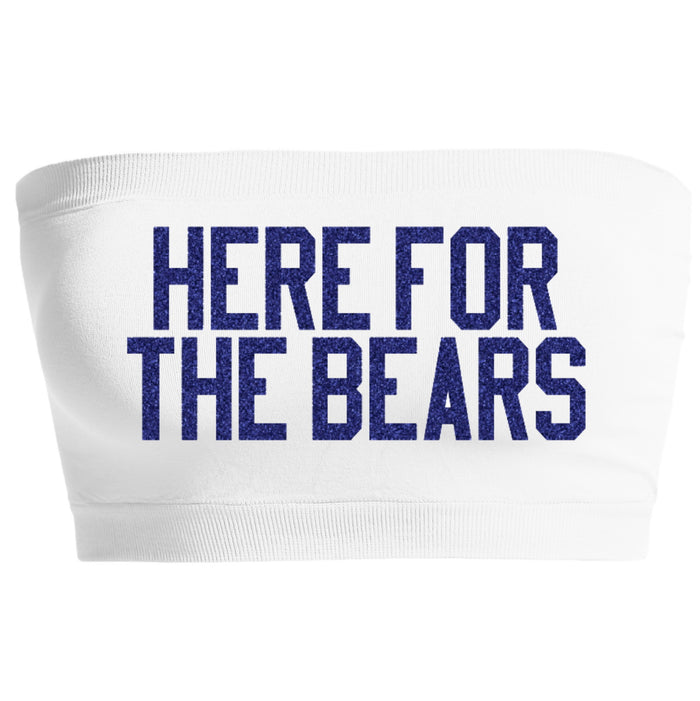 Here For The Bears Glitter Seamless Bandeau