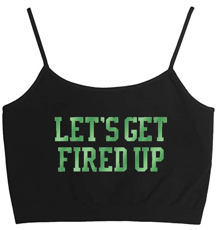 Let's Get Fired Up Seamless Crop Top (Available in 2 Colors)