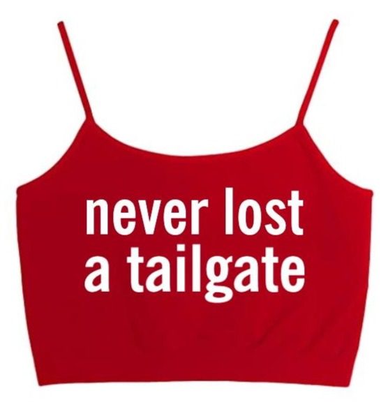 Never Lost A Tailgate Seamless Crop Top