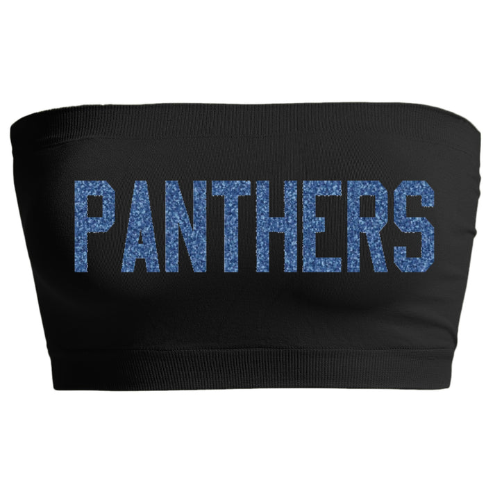 Panthers Glitter Seamless Bandeau (Available in 2 Colors)