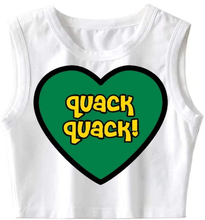 Quack Quack! The Ultimate Sleeveless Crop Top
