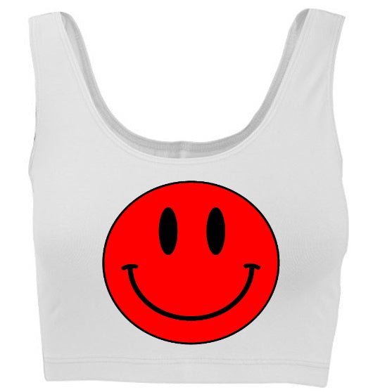 Smiley Tank Crop Top