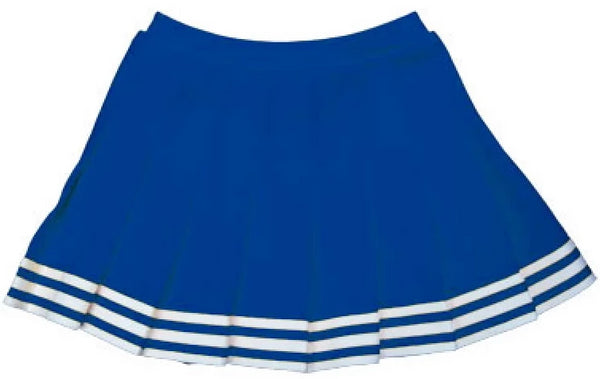 Royal Blue & White Pleated Cheer Skirt – Gameday Bae
