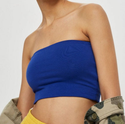 Royal blue on sale tube top