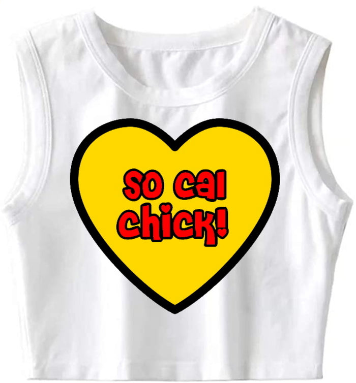So Cal Chick! The Ultimate Sleeveless Crop Top
