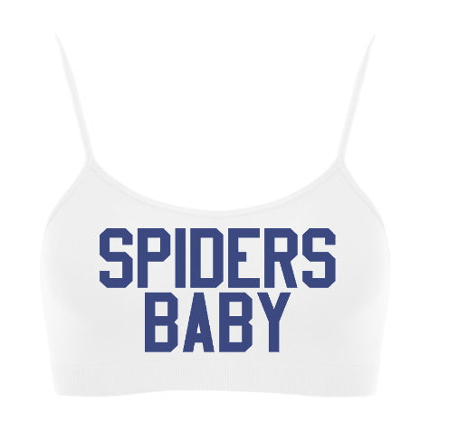 Spiders Baby Seamless Spaghetti Strap Super Crop Top