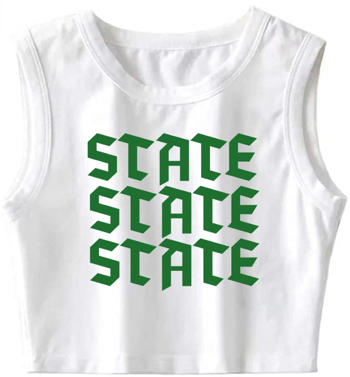 State State State The Ultimate Sleeveless Tank Crop Top