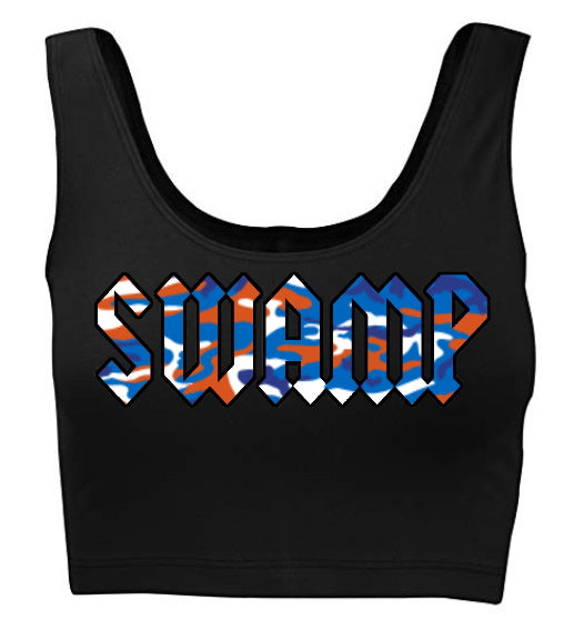 Swamp Camo Tank Crop Top (Available in 2 Colors)
