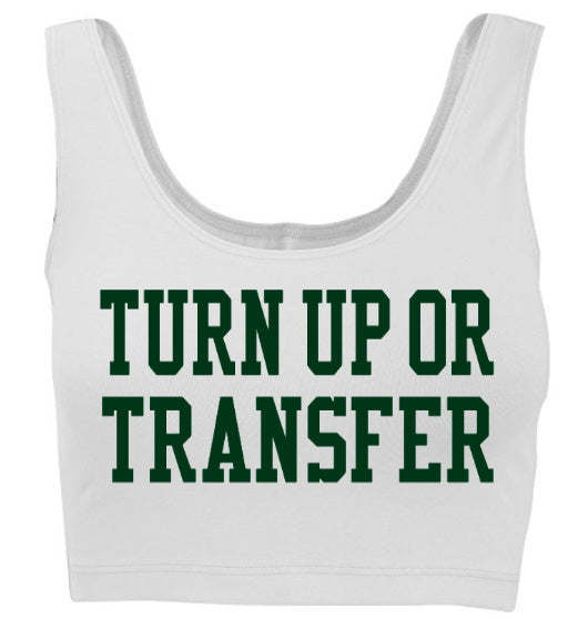 Turn Up Or Transfer Tank Crop Top (Available in 2 Top Colors)