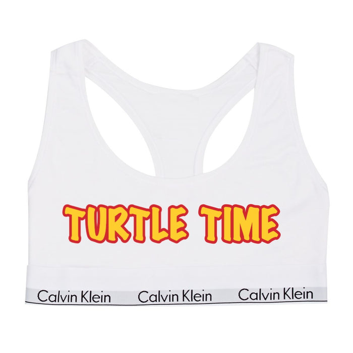 Turtle Time Cotton Bralette (Available in 2 Colors)