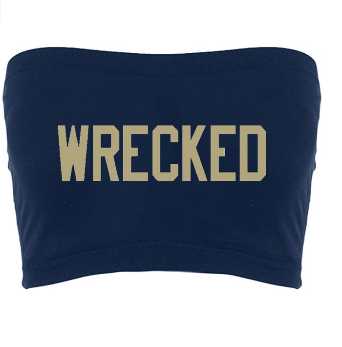 Wrecked Seamless Crop Tube Top (Available in 2 Colors)