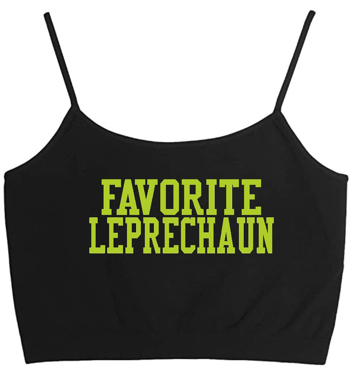 Favorite Leprechaun Seamless Crop Top (Available in 2 Colors)