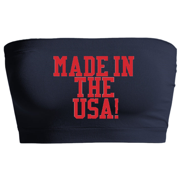 Made In The USA! Seamless Bandeau (Available in 2 Colors)