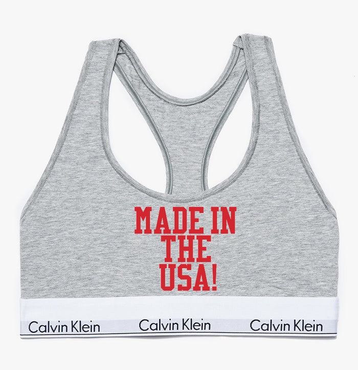 Made In The USA! Cotton Bralette (Available in 2 Colors)