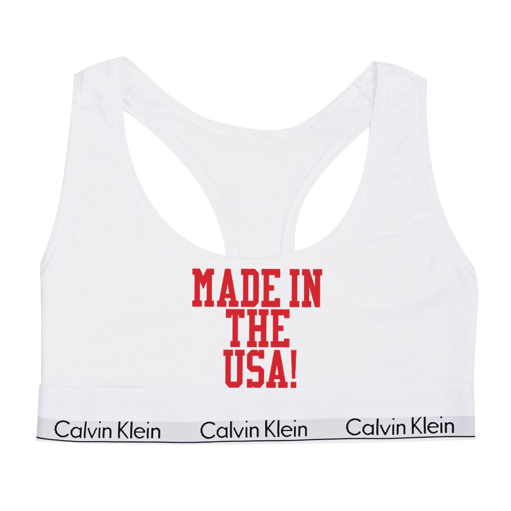 Made In The USA! Cotton Bralette (Available in 2 Colors)