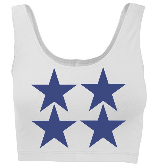 Starry Night Tank Crop Top
