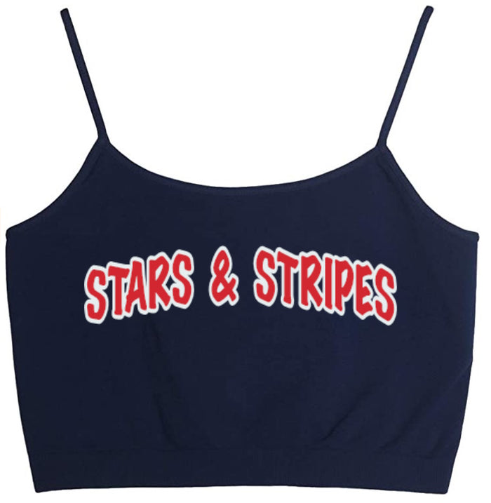 Stars & Stripes Seamless Crop Top