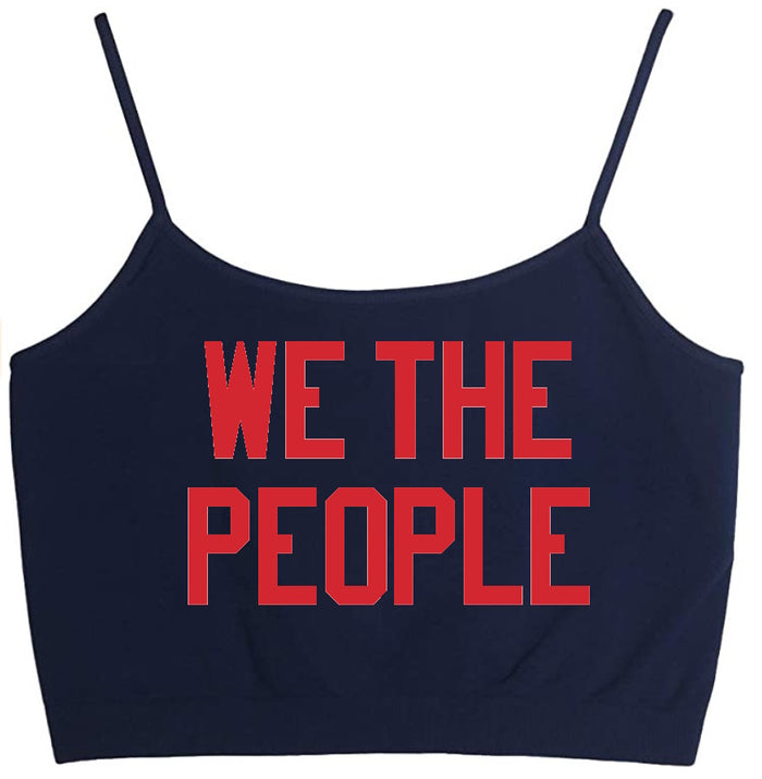 We The People Seamless Crop Top (Available in 2 Colors)