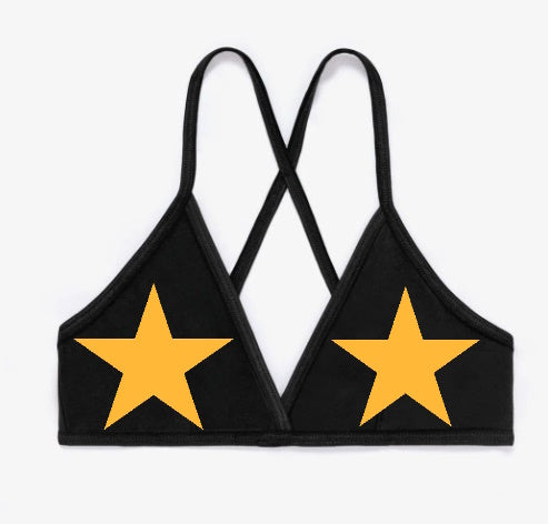 Stars Crossback Bralette (Available in 2 Colors)