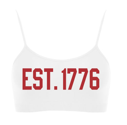 EST. 1776 Seamless Super Crop Top (Available in 2 Colors)