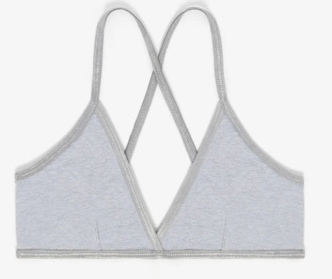 Custom Single Color Text Crossback Bralette (Available in 13 Colors)