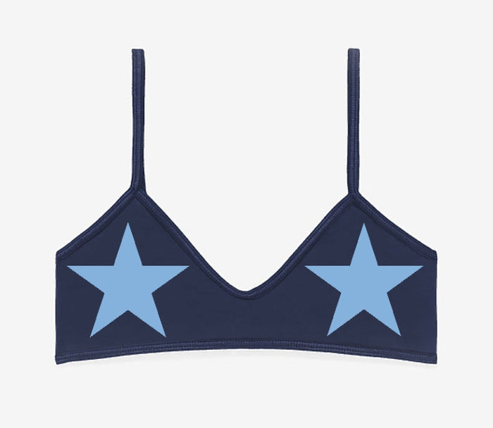 Stars Navy Bralette (Available in 2 Colors)