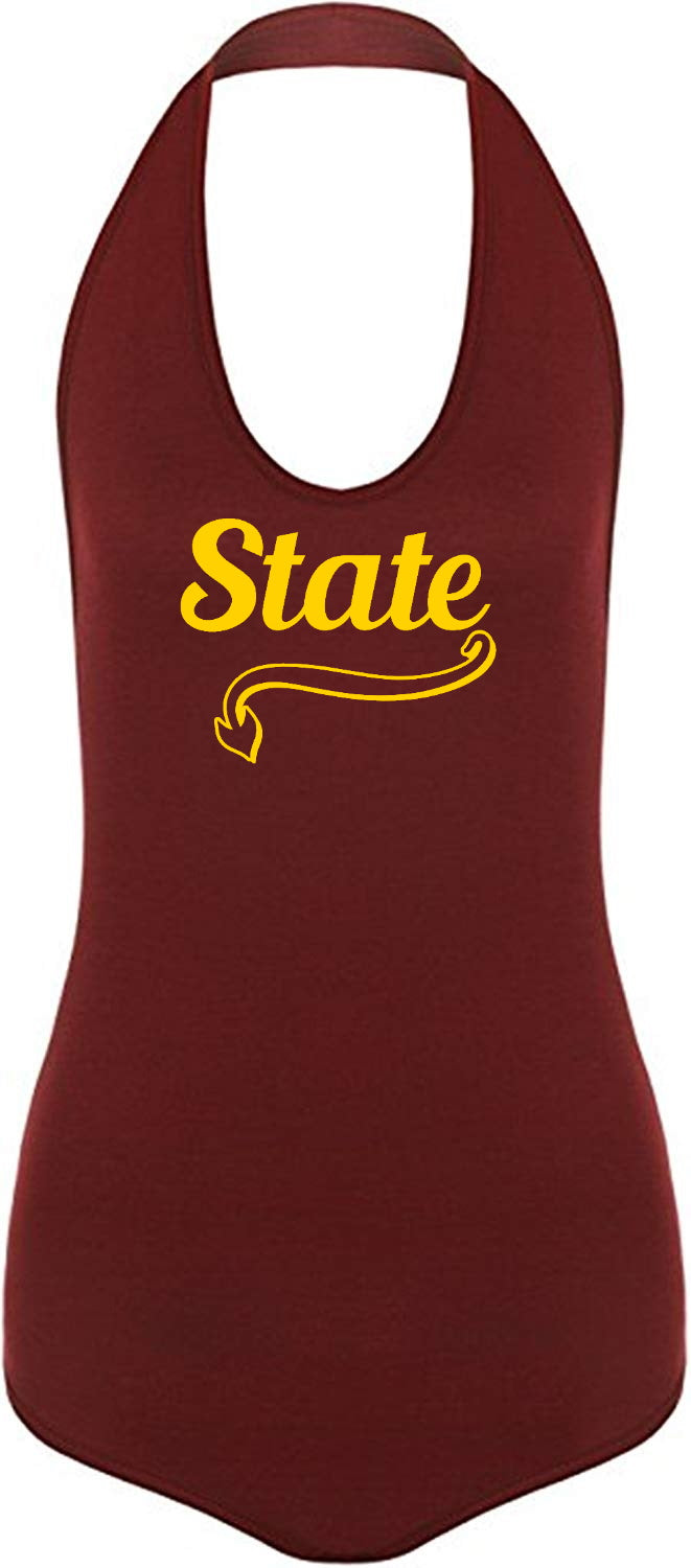 State Halter Bodysuit