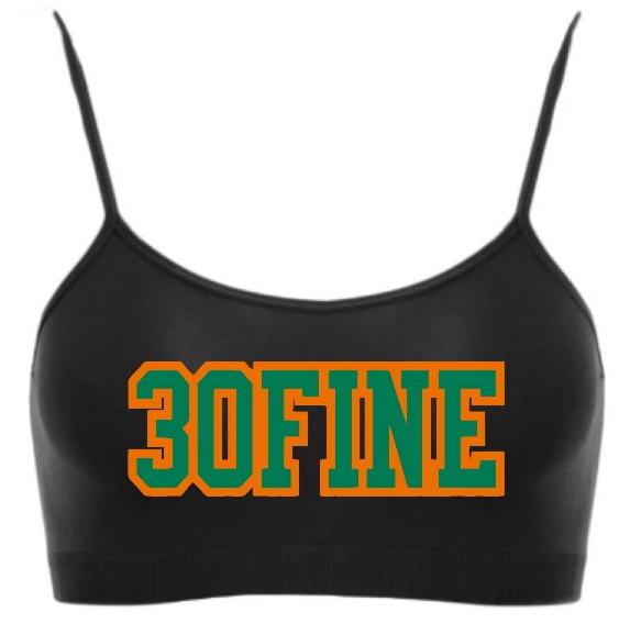 30Fine Spaghetti Strap Super Crop Top (Available in 2 Colors)
