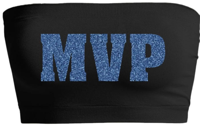 MVP Glitter Seamless Bandeau (Available in 2 Colors) – Gameday Bae