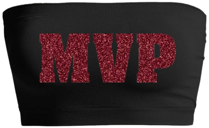 MVP Glitter Seamless Bandeau (Available in 3 Colors)