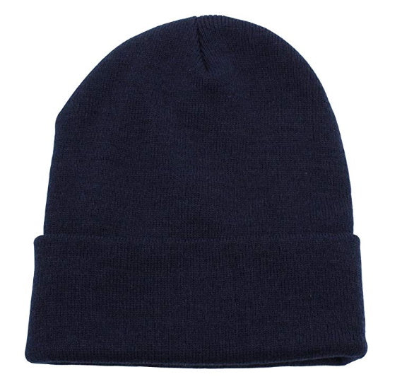 Classic Navy Cuffed Beanie