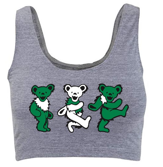 Game Day Teddies Tank Crop Top (Available in 2 Colors)