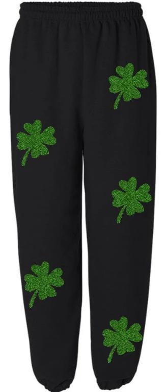 Glitter Shamrocks Sweats