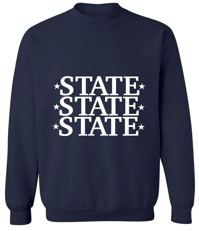 State Stars Navy Crewneck