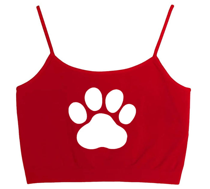 Paw's Up Seamless Crop Top