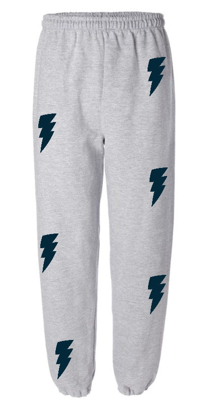 Lightning Sweats with Navy Bolts (Available in 2 Colors)