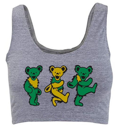 Game Day Teddies Tank Crop Top (Available in 3 Colors)